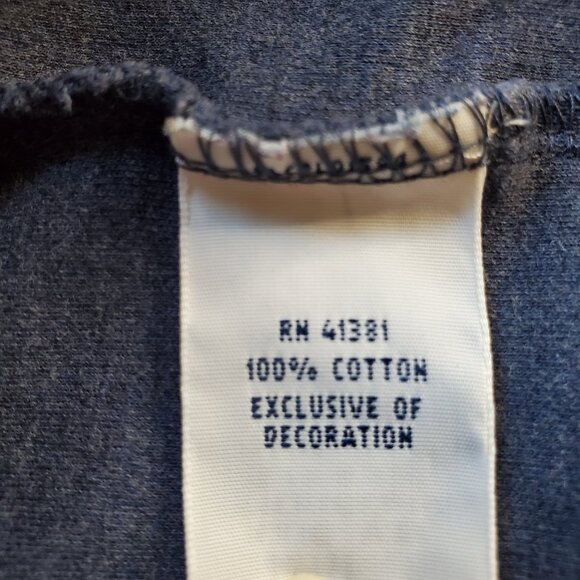 POLO RALPH LAUREN SZ XL Classic Blue Long Sleeved 100% Pima Cotton Polo Shirt - Picture 8 of 9